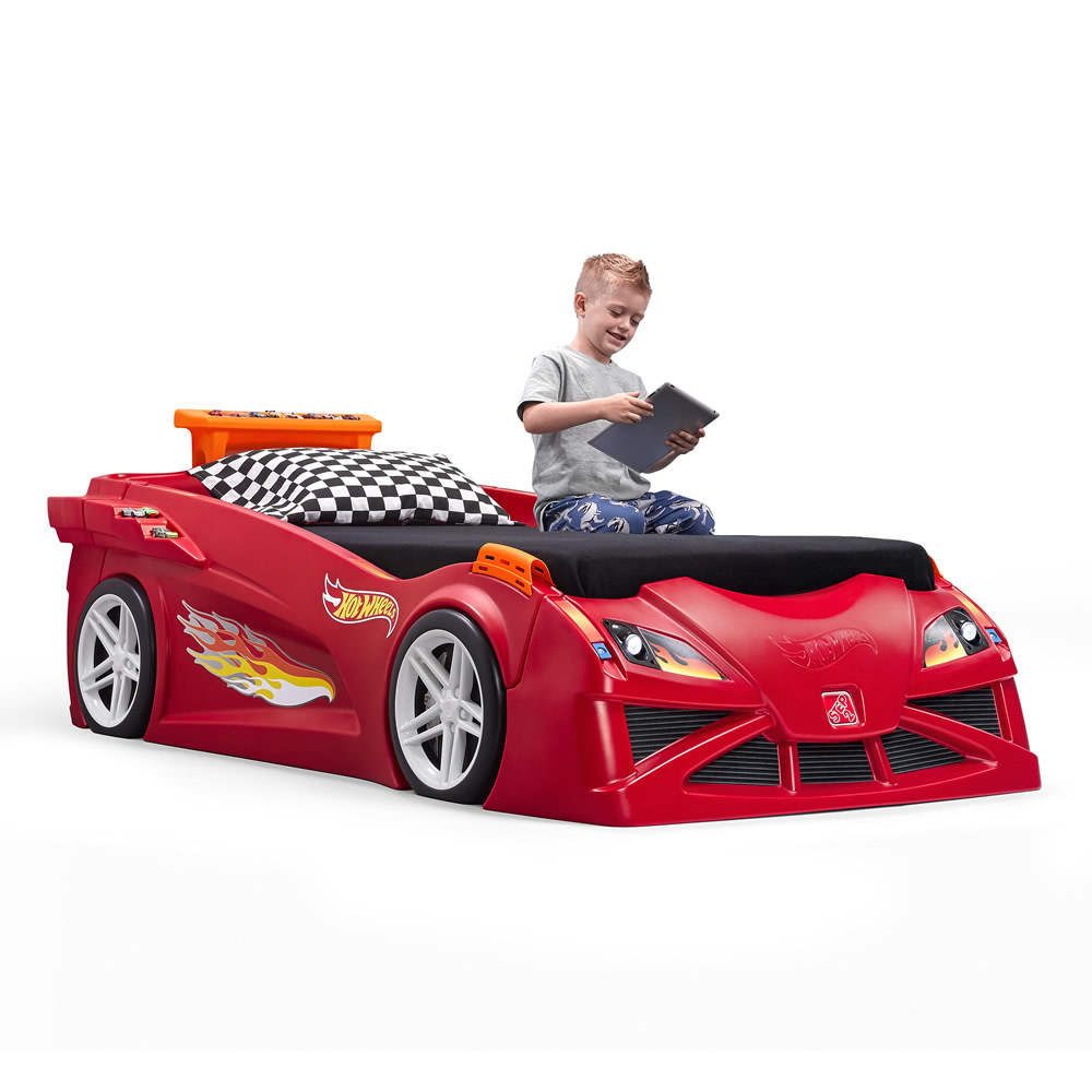 Toddler To Twin Race Car Bed, Twin Car Bed With Lights
