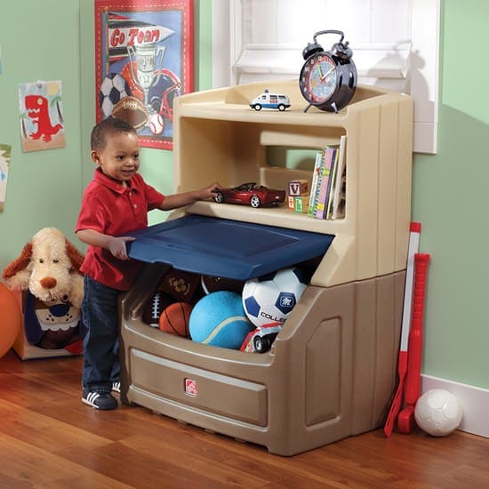 step 2 lift and hide toy box pink